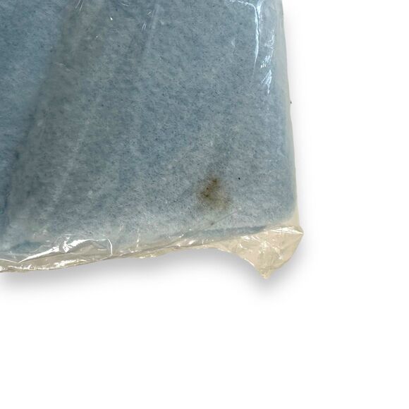 Vintage Cannon Blanket Second Satin Binding Blue New Old Stock Twin Full 72 x 90 - Picture 8 of 10